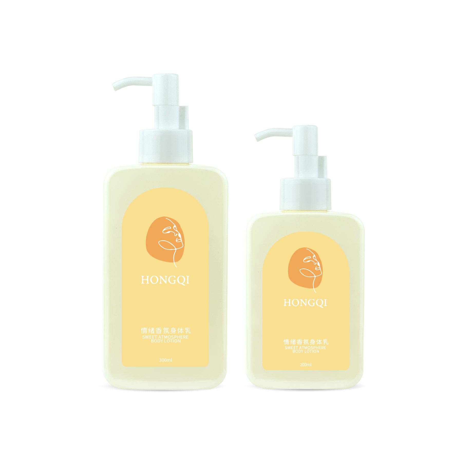 扁方瓶300ml/200ml