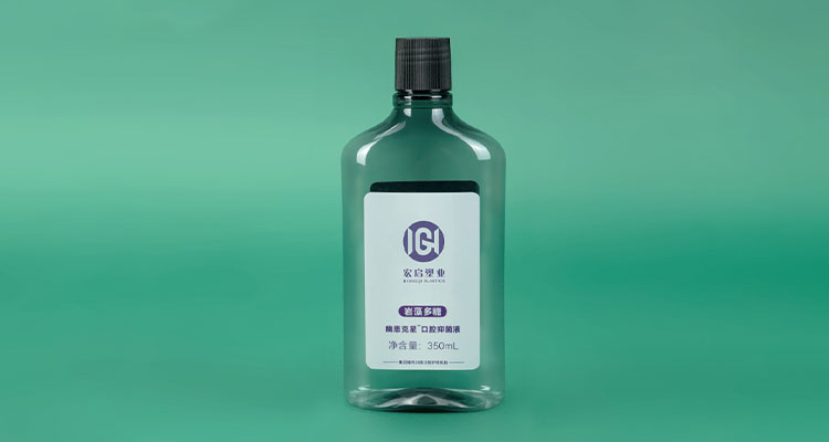 黑色圆盖扁方瓶